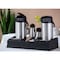 Service Ideas Dual Airpot Stand with Condiment Station APLR25BL - alternate 2